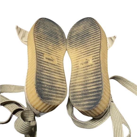 Fenty Puma By Rihanna Bow Creeper Platform Sandals Size 9 - Picture 4 of 6